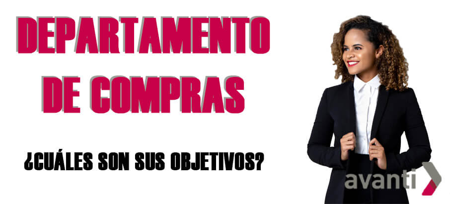 ¿Cuáles son los objetivos del departamento de compras?